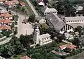 Blick auf die röm.-kath. Kirche Győzedelmes Szűz Mária