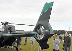 8-Blatt Fenestron an einem Eurocopter