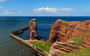 Die Lange Anna vor Helgoland