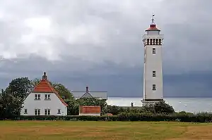 Helnæs Fyr mit Nebengebäuden