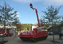 Ein Löschpanzer (im Jahr 2010), auf der Grundlage des SPz Marder