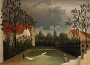 Henri Rousseau: Der Hühnerhof, 1896/98