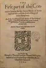 King Henry VI, 2. Original (1594).