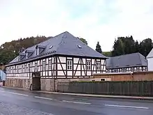 Herrenhof Erla im sächsischen Schwarzenberg, Ortsteil Erla (Erzgebirge)