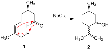 Hetero-En-Reaktion Reaktionsmechanismus