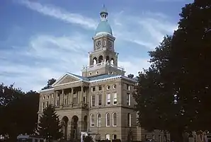 Hillsdale County Courthouse in Hillsdale, gelistet im NRHP Nr. 82002835