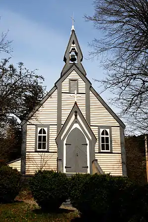 Die historische Kirche in Yale