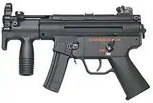 MP5K – eine Maschinenpistole, die in dieser Variante als Kurzwaffe gilt