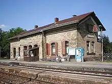 Bahnhof, vor der Modernisierung