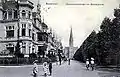 Die Kirche um 1906, gesehen von der Hohenzollernstraße