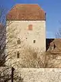 Steinhaus von der Georgskirche gesehen