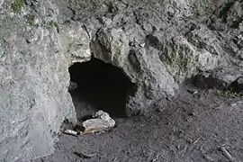 Seitenkammer in der Höhle