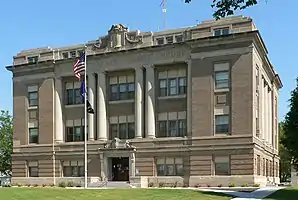 Howard County Courthouse, gelistet im NRHP Nr. 89002233