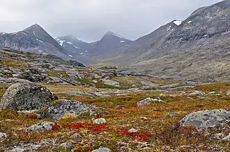 Hochfjelllandschaft Hunddalsbotnen in Nordnorwegen