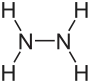 Struktur von Hydrazin