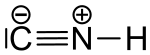 Strukturformel von Isocyanwasserstoff