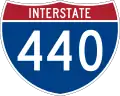 Straßenschild der I-440