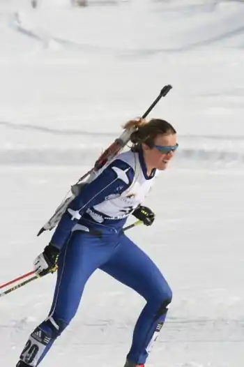 Alanda Scott während des IBU-Cups 2009 in Ridnaun