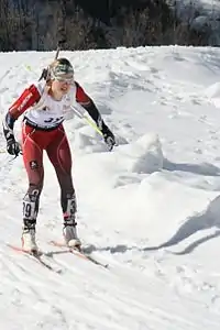 Jessica Sedlock beim IBU-Cup 2009 in Ridnaun