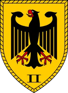 Verbandsabzeichen des II. Korps bzw. des II. (Deutsch-Amerikanischen) Korps