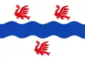 Flagge des Ortes IJsselmuiden