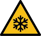 W010: Warnung vor niedriger Temperatur/Kälte