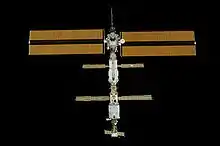 ISS am 9. Oktober 2000, nach der Installation des P6-Energiemoduls