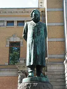 Henrik Ibsen, vor dem Nationaltheater in Oslo