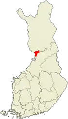 Lage von Ii in Finnland