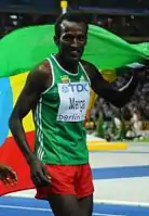 Bronzemedaillengewinner Imane Merga