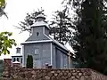 Katholische Kirche Johannes des Täufers in Lielindrica (Gemeinde Kalnieši), älteste Holzkirche in Lettland von 1698