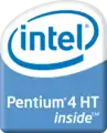 Neues Logo des Intel Pentium 4 mit Hyper-Threading