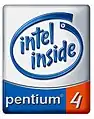 Altes Logo des Intel Pentium 4