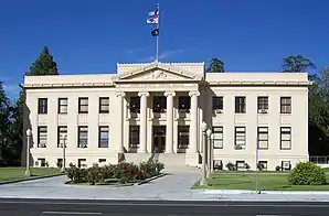 Inyo County Courthouse in Independence, gelistet im NRHP Nr. 97001664