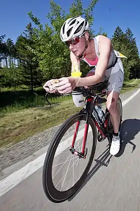 Irina Kirchler beim Ironman 70.3 Austria (2012)