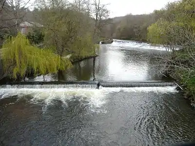 Die Isle an der Brücke bei Castilloux