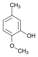 Strukturformel von Isokreosol