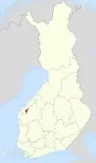 Lage von Isokyrö in Finnland