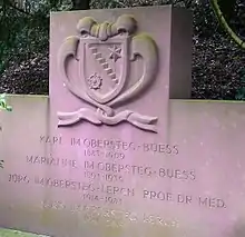 Jürg Im Obersteg-Lerch (1914–1983) Pathologe, Professor Gerichtsarzt am gerichtsmedizinischen Institut in Basel, Kunstsammler Familiengrab auf dem Friedhof Hörnli, Riehen, Basel-Stadt