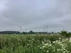 Jade-Windpark im Juni 2021