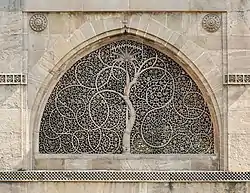 Das berühmte Jaali aus durchbrochenem Marmor der Sidi Saiyyed Moschee