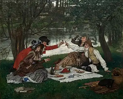 James Tissot:La Partie carrée de