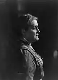 Die Kongressvorsitzende Jane Addams 1914