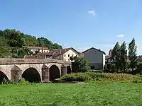 Brücke über die Vologne in Jarménil