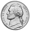 Jefferson-Nickel Vorderseite