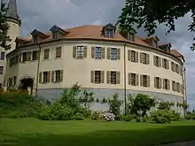 Jessener Schloss und Rathaus