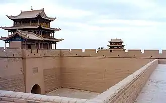 Das Fort von Jiayuguan