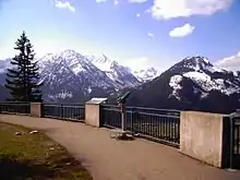 Die Kanzel, der Aussichtspunkt am Jochpass