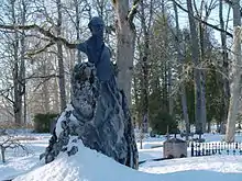 Grabdenkmal von Johann Köler auf dem Friedhof von Suure-Jaani