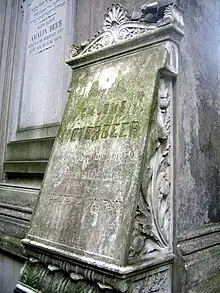 Grab Giacomo Meyerbeers am Jüdischen Friedhof Schönhauser Allee in Berlin